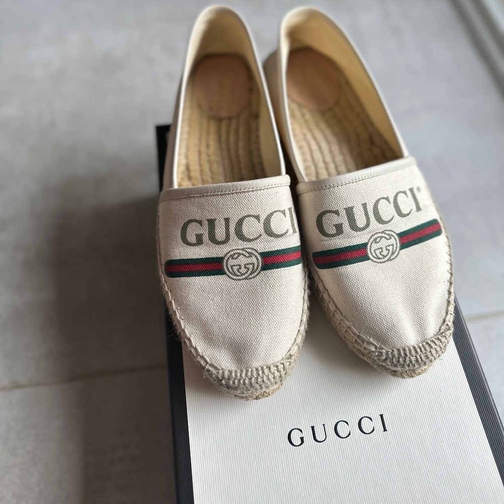 Women’s Gucci Cloth Espadrilles